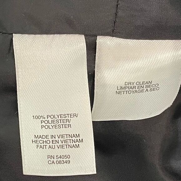 NWT Nine West Black Cream Textured Floral Print Dress size 8 - Picture 7 of 12